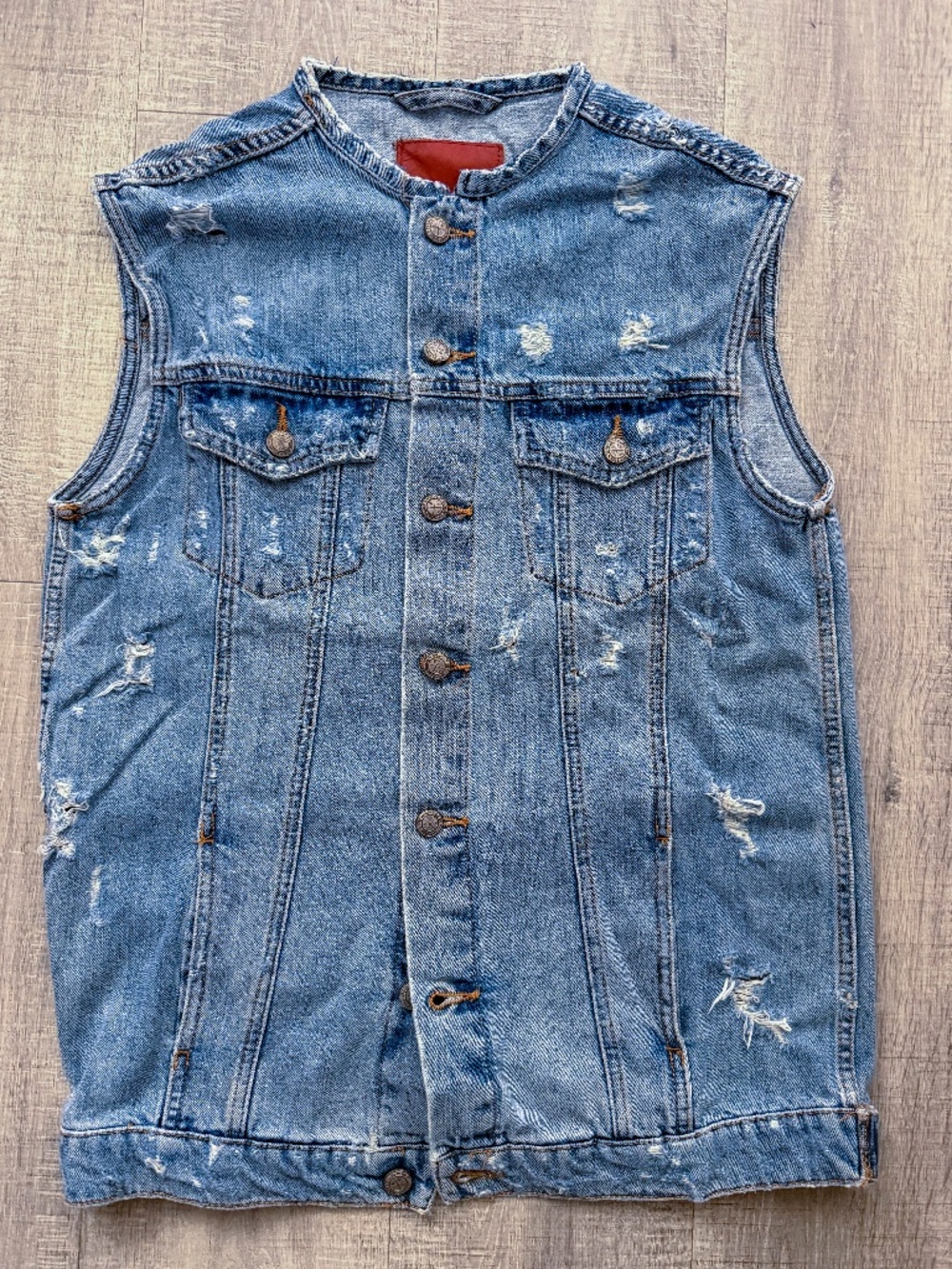 Denim Vest by Zara